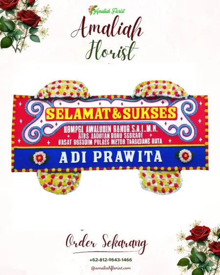Papan Bunga Ucapan Selamat Simongagrok