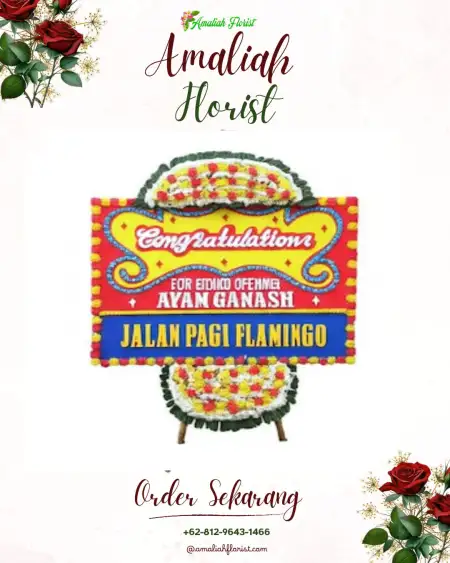 Sewa Papan Bunga Simongagrok